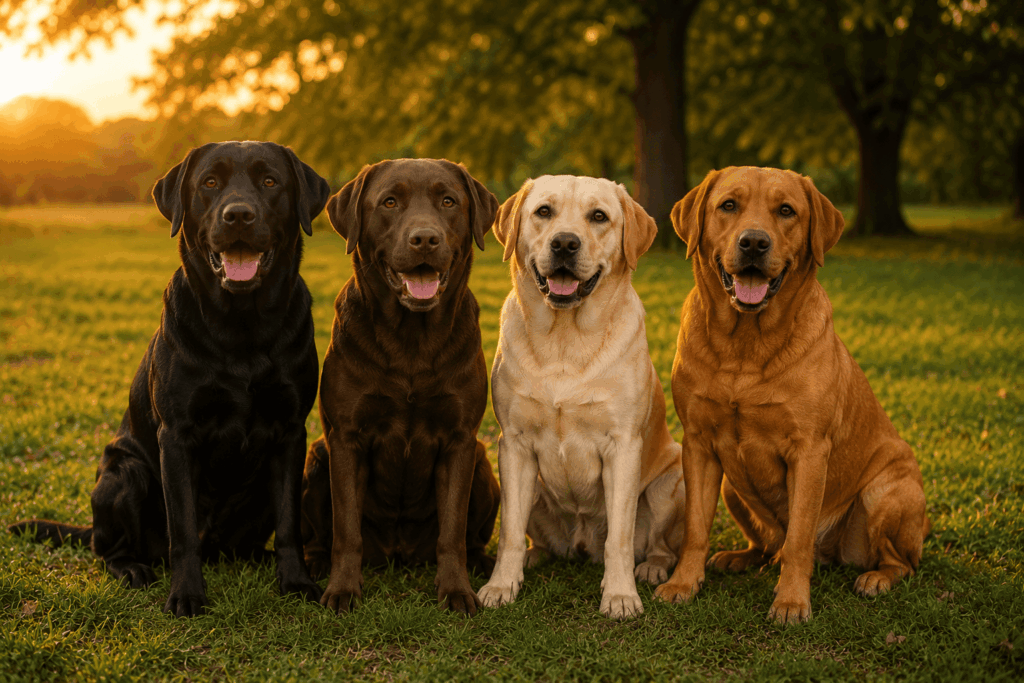 Labrador Retriever in der Natur