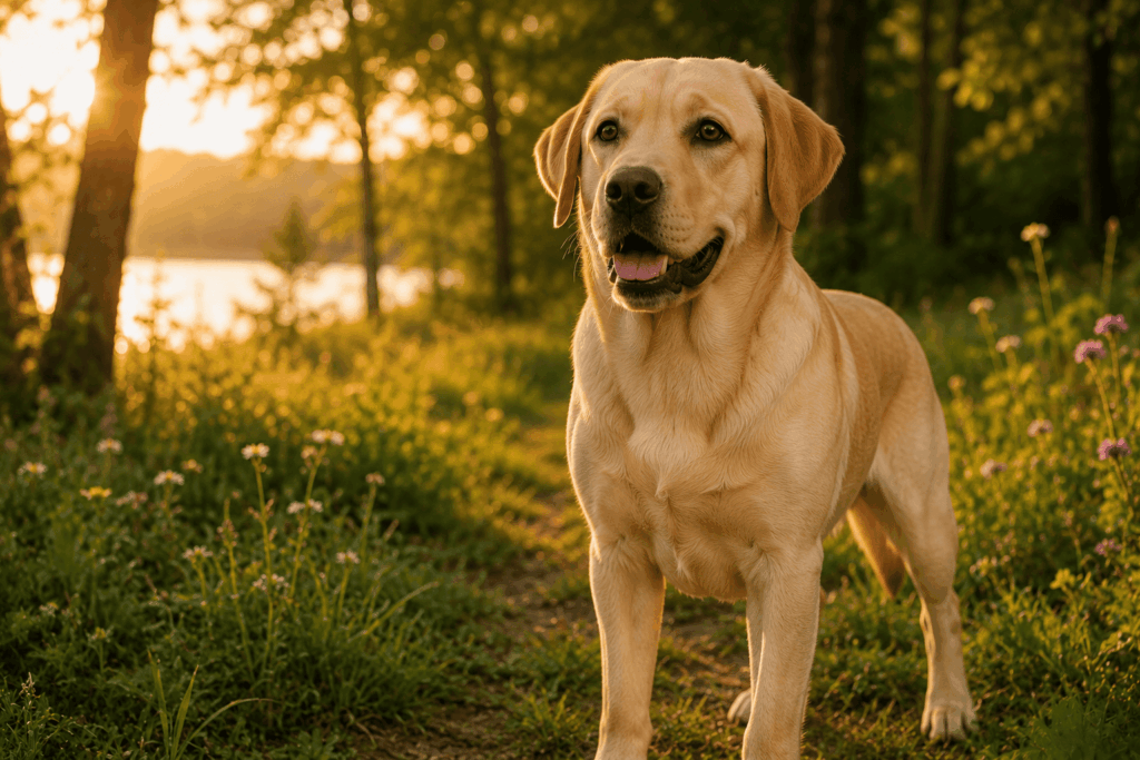 Labrador Retriever in der Natur