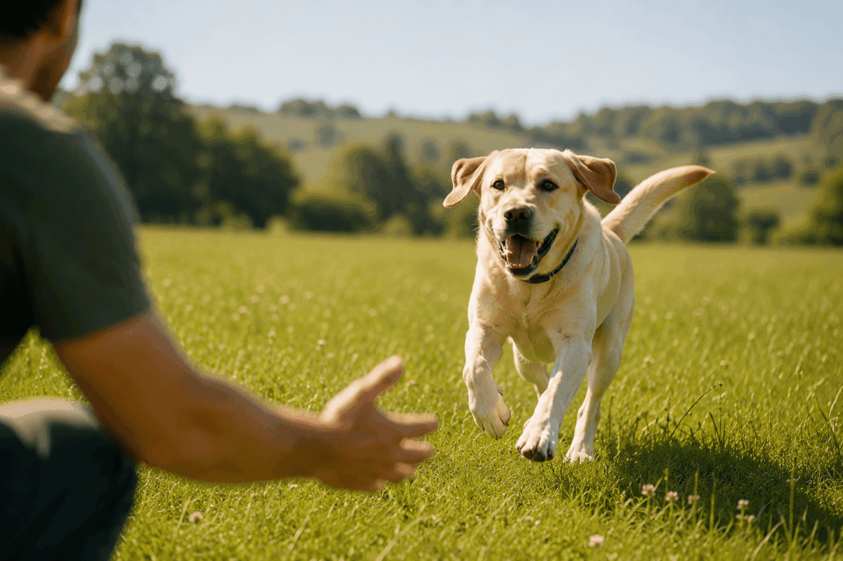 Rückruftraining beim Labrador – So klappt der sichere Rückruf